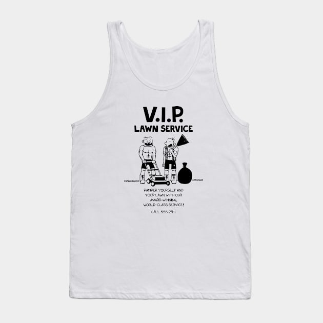 Wimpy Kid Lawn Service Tank Top by Wetchopp